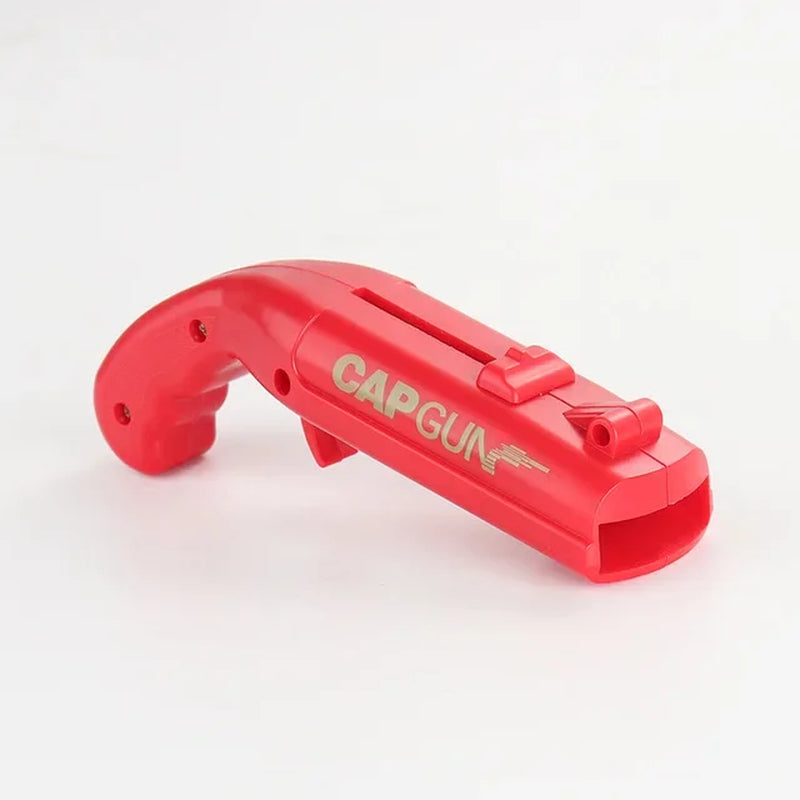 Unlock Fun and Flavor with the Creative Portable Cap Gun Beer Opener - Perfect for Parties and Outdoor Celebrations!